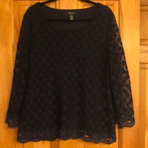XL blouse Navy GUC